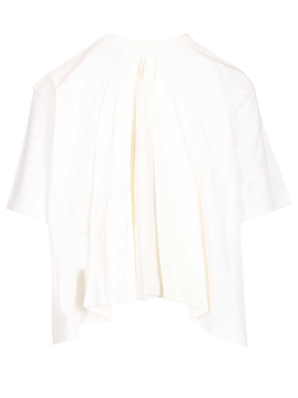 Jacquemus Cotton And Silk T-Shirt - White | cf0d71525da0ed28cd913701f8d92f068ef6d2a7