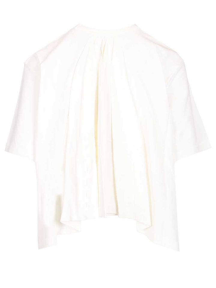 Jacquemus Cotton And Silk T-Shirt - White | cf0d71525da0ed28cd913701f8d92f068ef6d2a7