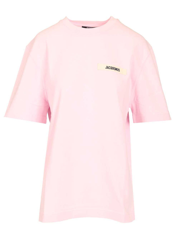 Jacquemus Cotton T-Shirt - Rose | f3daac39f096feba55dda533f36745991b6fd31b