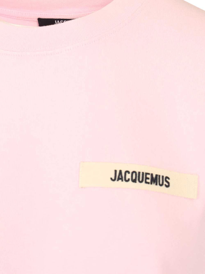 Jacquemus Cotton T-Shirt - Rose | 3739f96d77b77d5541d3c8b4bf2a0646b4cc03f8
