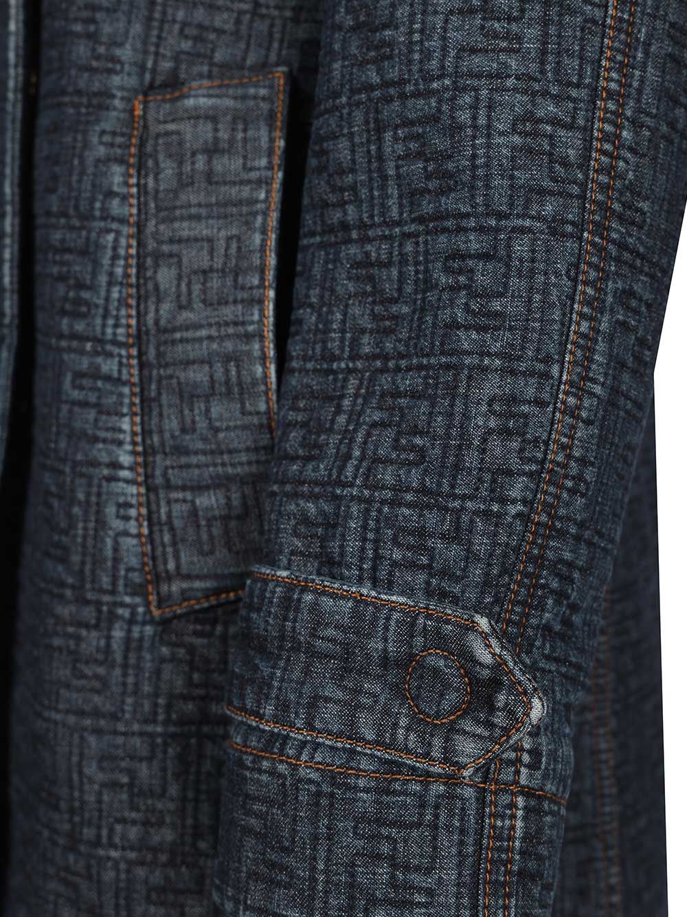 Fendi Ff Denim Jacket Jackets - Blue | fabbd7e92367c85bf753139178037f5eef7630b9