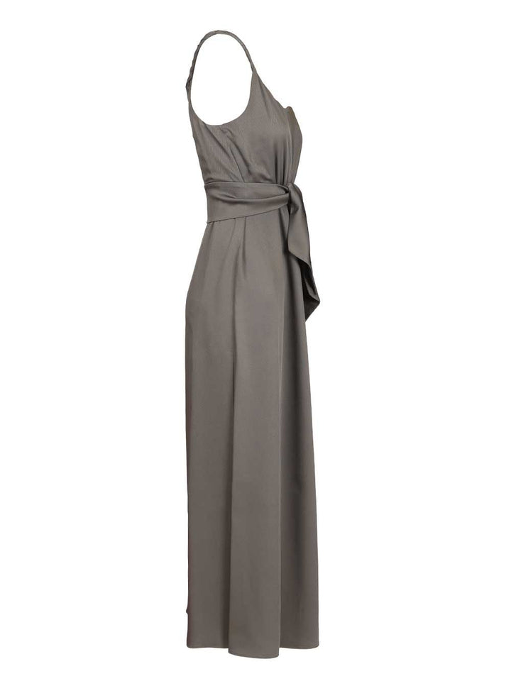 Emporio Armani Long Dress Dresses - Grey | 7c62b693d7e9b736ea6b8188e4fb33ae3c15a573