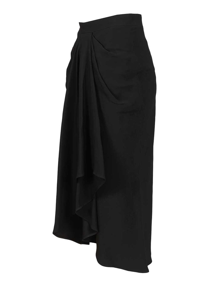 Givenchy Crêpe Cady Midi Skirt Skirts - Black | f9cf7be488a68742c5659fe73ac2782205442bea