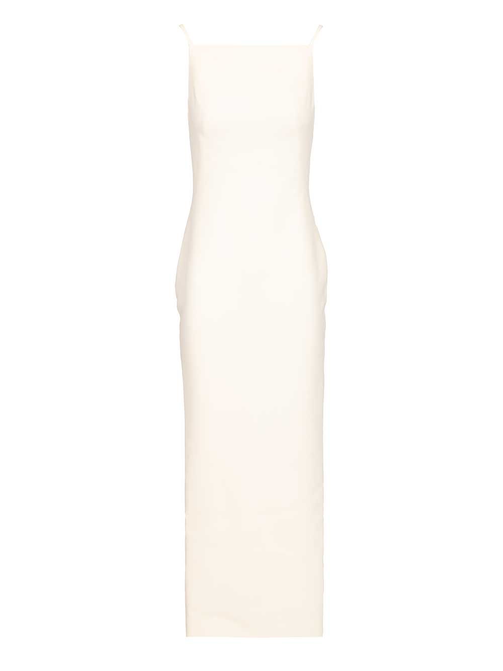 Givenchy Long Dress With Slit Dresses - White | 46e6309fdce15605fd50dc5ef661ce6e94653c49