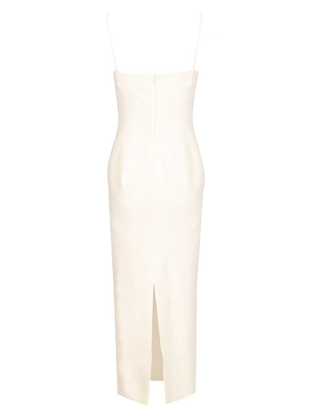 Givenchy Long Dress With Slit Dresses - White | 0238b03e5bc58d2a33ee81c64f397f9f6299bf5d