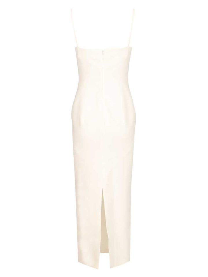 Givenchy Long Dress With Slit Dresses - White | 0238b03e5bc58d2a33ee81c64f397f9f6299bf5d