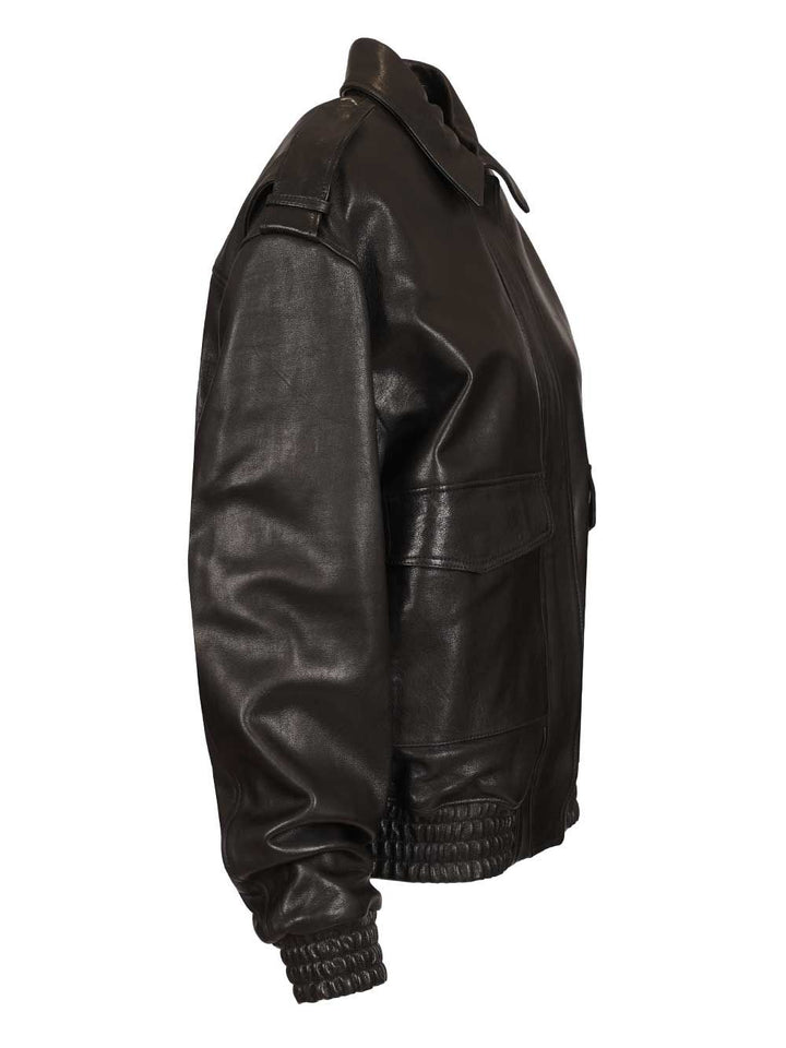 Arma Astral Leather Jacket Jackets - Black | edd48f7fd9449f49f729eaddebc70d5092faa077
