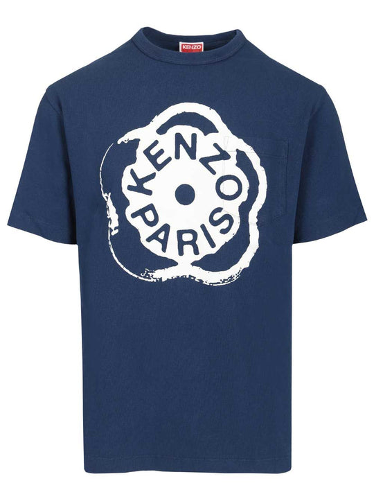 Boke Flower 2.0 T-Shirt Blue