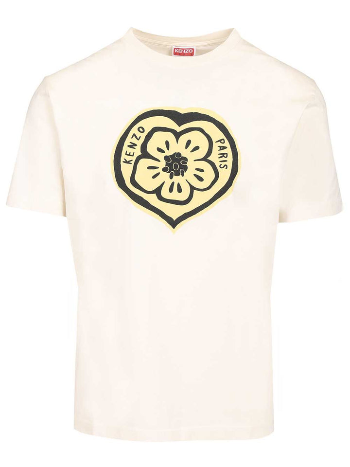 Kenzo Boke Heart T-Shirt - White | 928b0808a041c650ec1ab0f68a05e9e4d10c940f