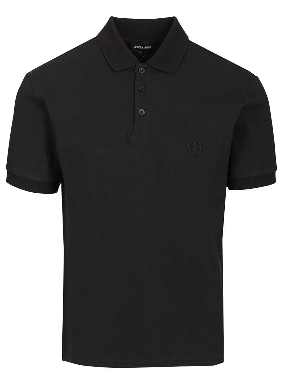 Giorgio Armani Pique Polo shirt - Blue | 55ed9deae853dfb779b5260c4b764a3997518ec3
