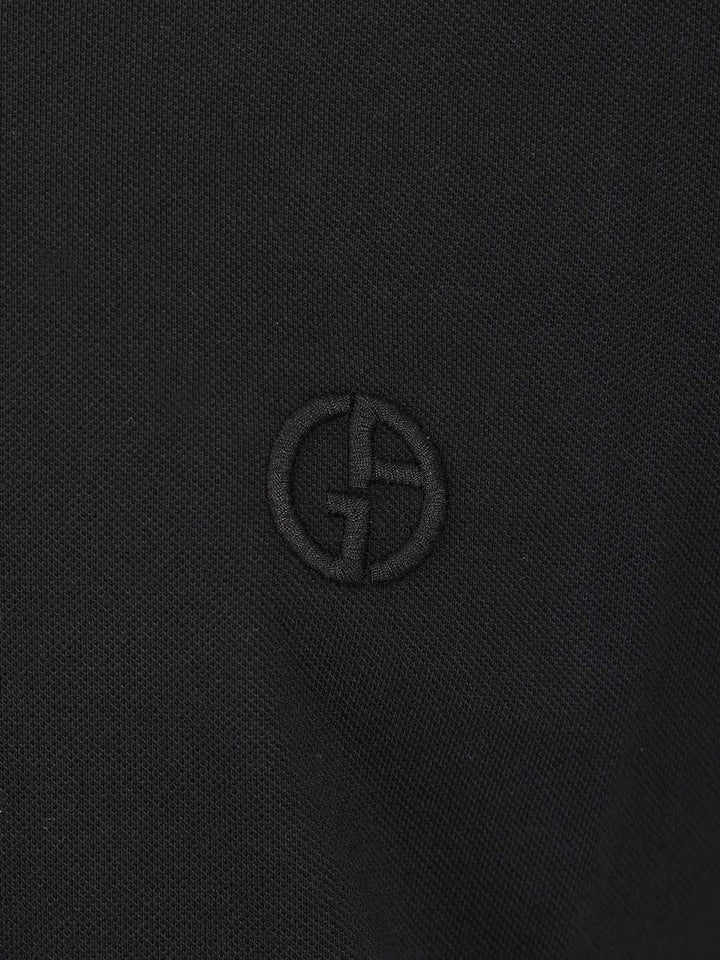 Giorgio Armani Pique Polo shirt - Blue | c2edcdbb24bd5c750aea5338791a9a75f5857586