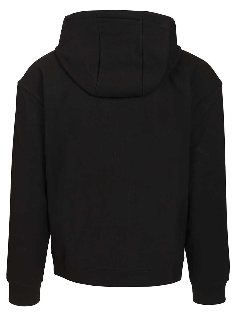Giorgio Armani Cashmere And Cotton Hooded Sweater Sweatshirts - Black | ba256c7930143adce81eb88a0045790b48d079a1