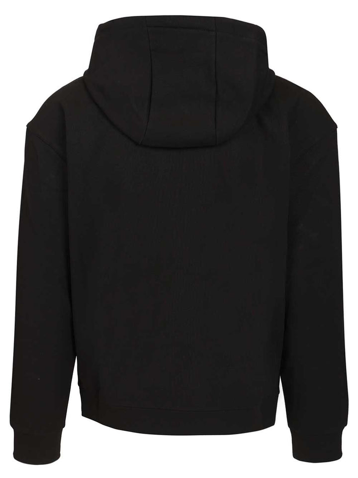 Giorgio Armani Cashmere And Cotton Hooded Sweater Sweatshirts - Black | ba256c7930143adce81eb88a0045790b48d079a1