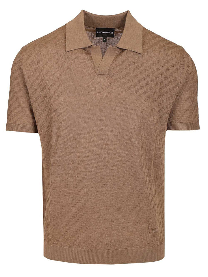 Emporio Armani Polo Neck Sweater Polo shirt - Brown | a6f56c41a0dfcfbb08ca7e36c985b48c1490148e