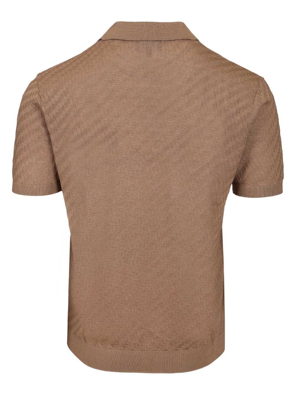 Emporio Armani Polo Neck Sweater Polo shirt - Brown | 6c3e5c01f21db20117c92be615338e0d6200a8b3
