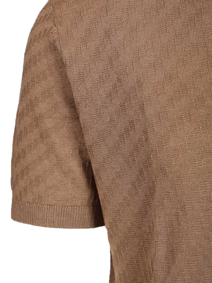 Emporio Armani Polo Neck Sweater Polo shirt - Brown | 35b01b249063db0bf826a7e0d4238168b0c6db14