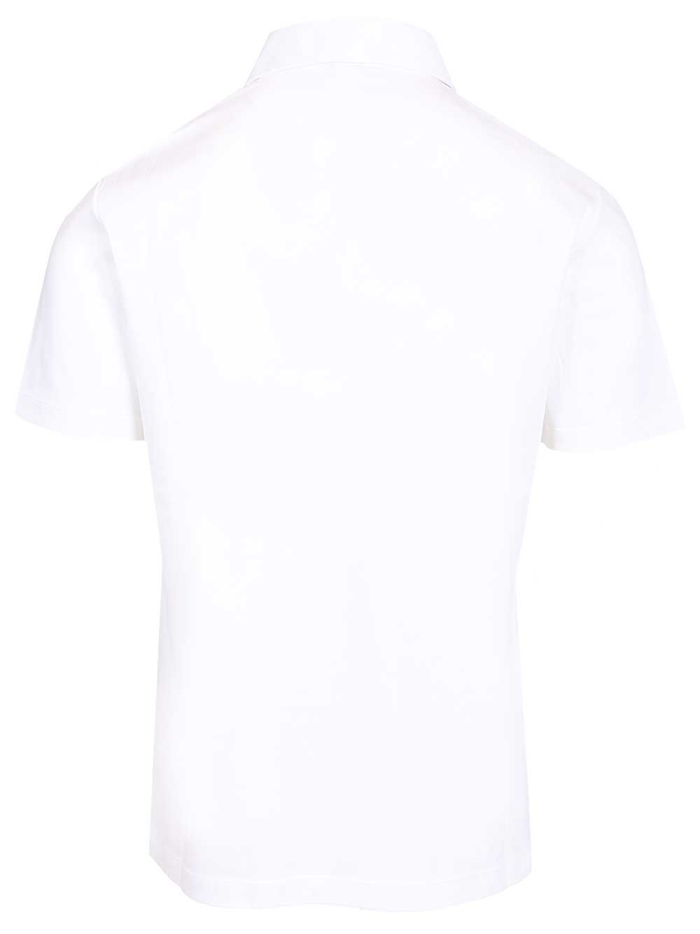Giorgio Armani Cotton Interlock Polo shirt - White | fad12c9751b178c54cc9d0ad8b7a5cd38821e178