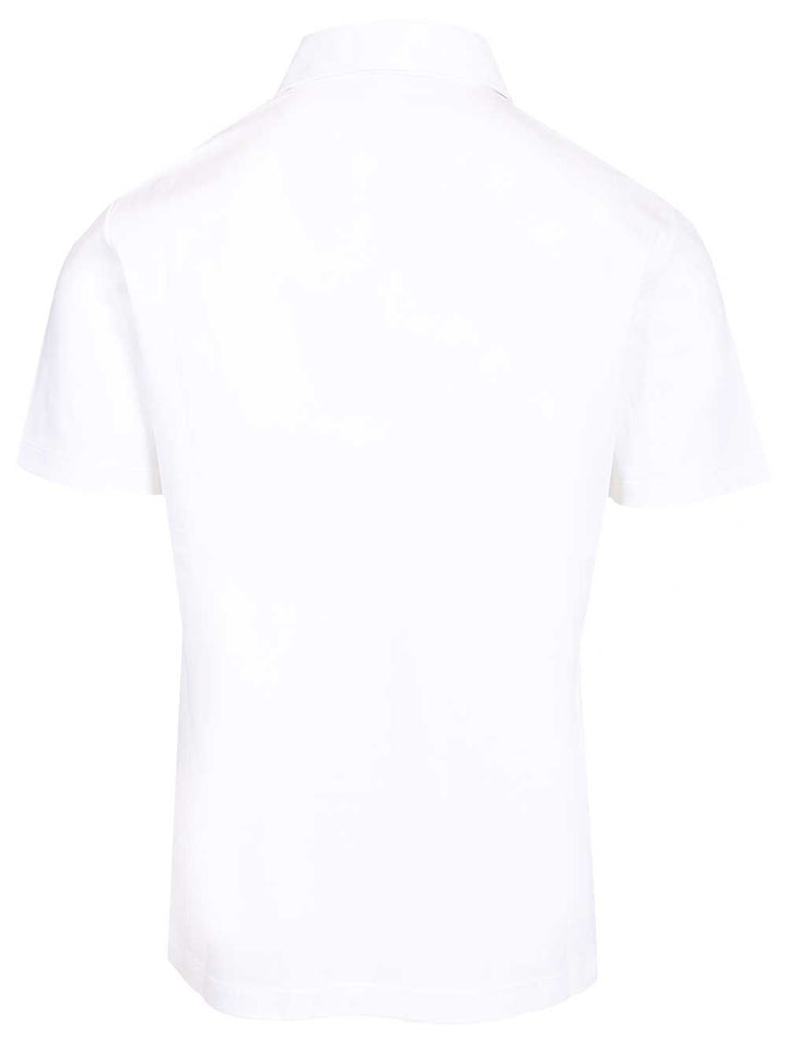 Giorgio Armani Cotton Interlock Polo shirt - White | fad12c9751b178c54cc9d0ad8b7a5cd38821e178