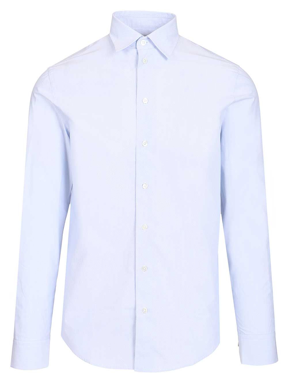 Emporio Armani Classic Formal Shirt Shirts - Light blue | 19df205056e38b19bc2ea5b7b271af60b86da0e9