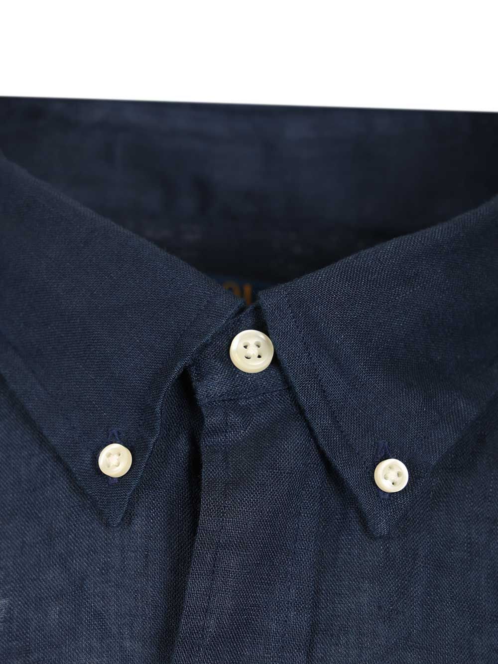 Polo Ralph Lauren Lightweight Linen Shirt Shirts - Blue | 986dd0927b934194d27f7905f91d2a50a2a13d1c