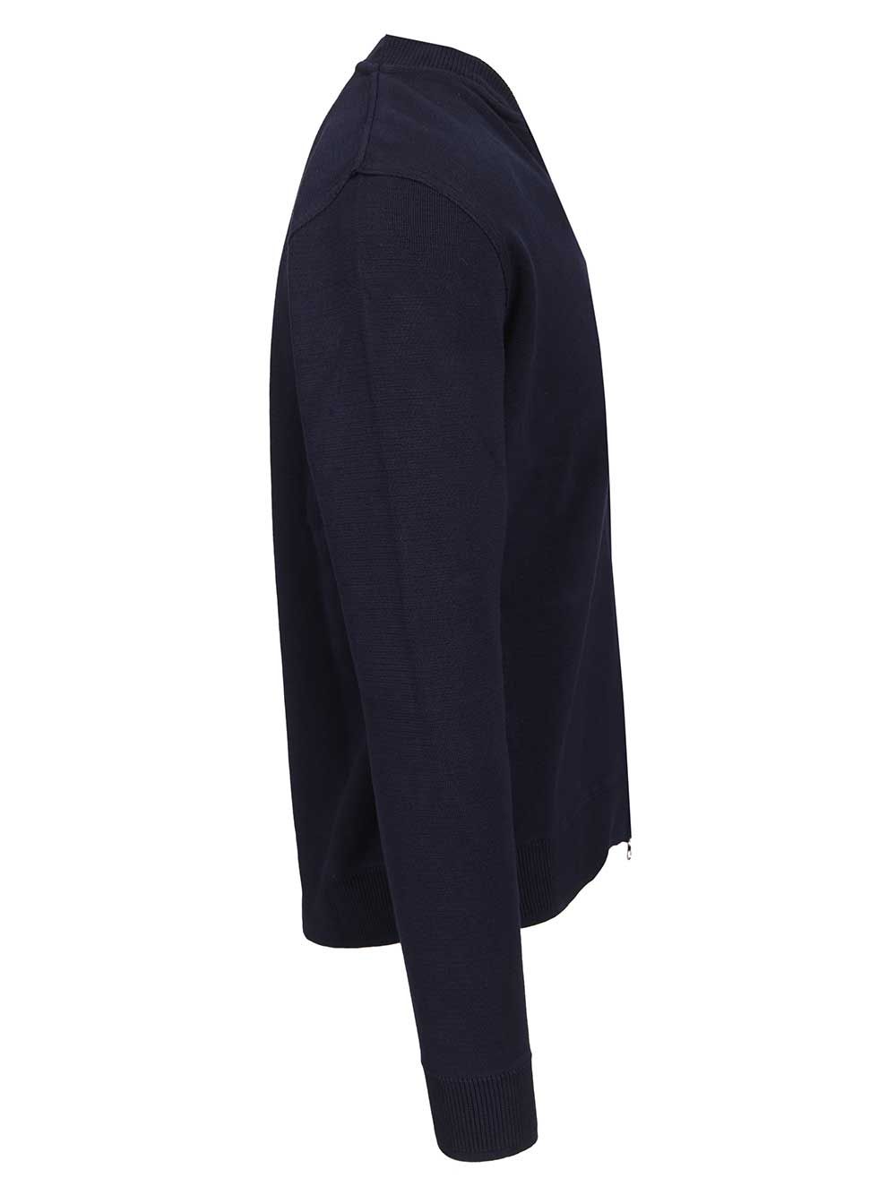Al Duca D'Aosta Cotton Cardigan Polo shirt - Blue | ee925b44e9b720eab256ef7ec1dc13d40ed7feb7