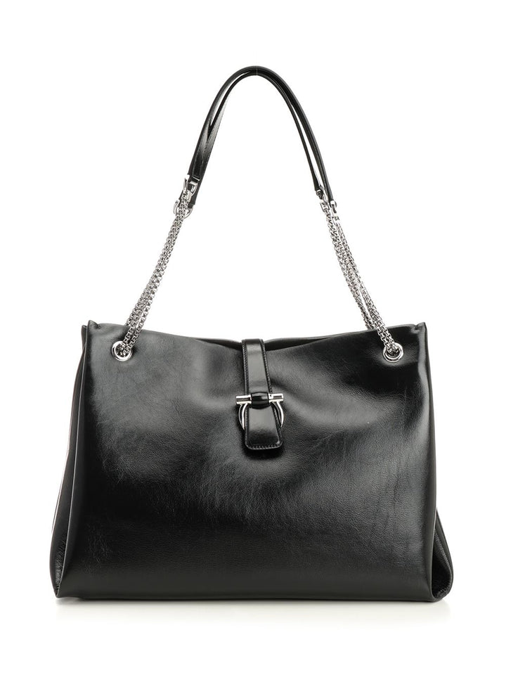 Ferragamo Ferragamo Tote Bag Shoulder Bags - Black | acb105d559ab1f012bc830c91735b6d28876a781