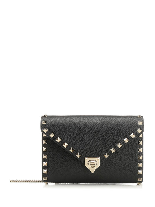 Rockstud Small Leather Goods Black