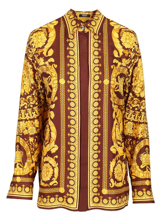 Silk Twill Shirt Shirts Bordeaux