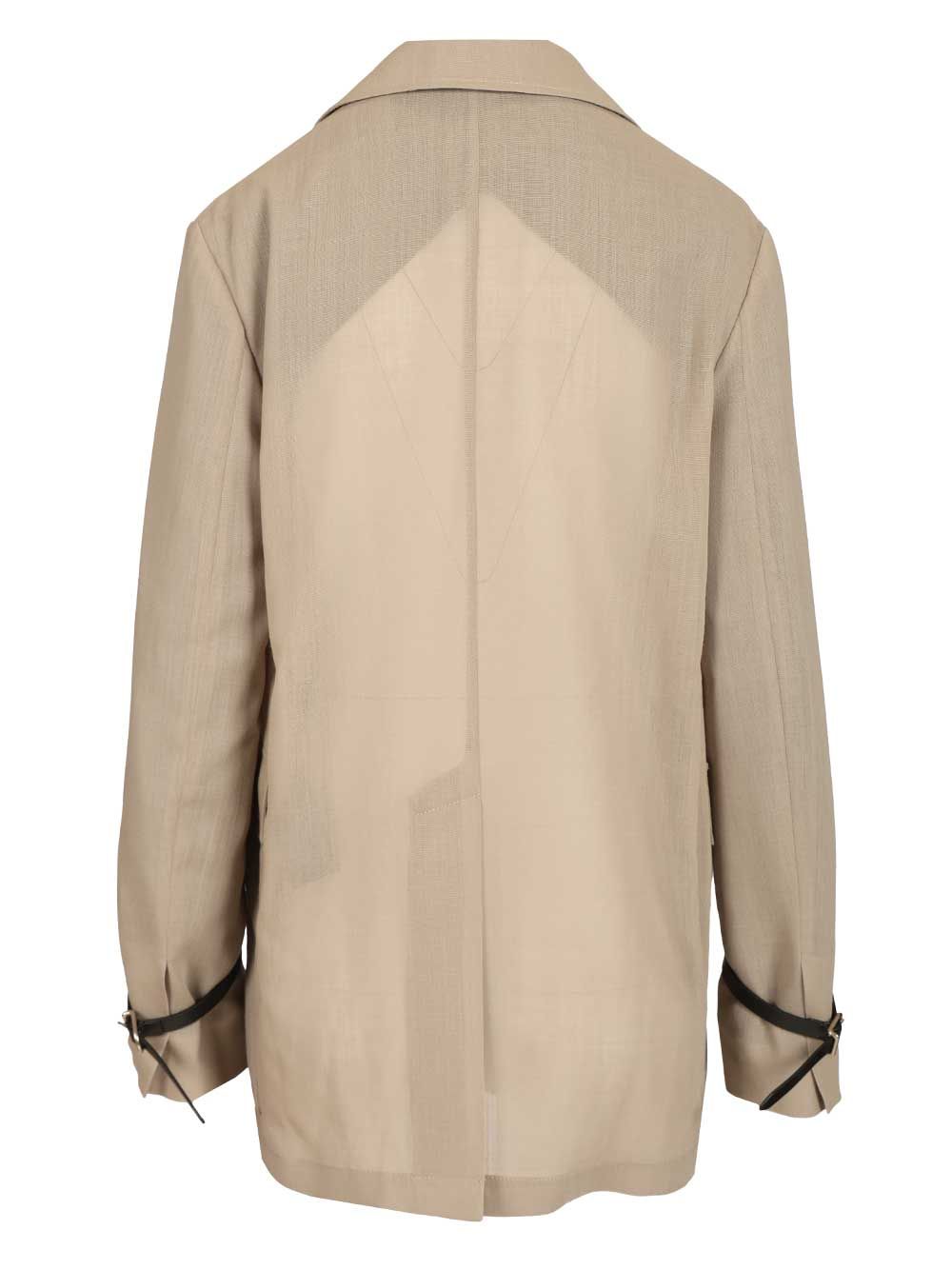 Durazzi Milano Tailored Blazer Jackets - Beige | c6d009a3048ad37322b1ada3967ed3aea5c202fa