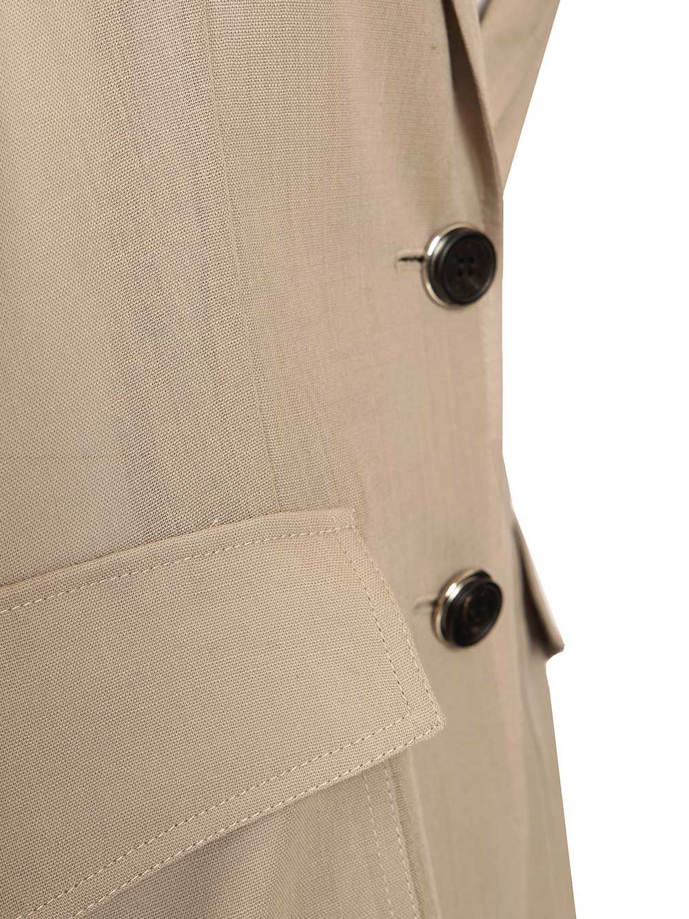 Durazzi Milano Tailored Blazer Jackets - Beige | 7e3a48ae6172f6e851c315a746256142a691e6fa