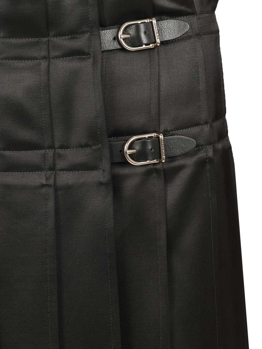 Durazzi Milano Pleated Skirt Skirts - Grey | 96841a705c0c3708f2b5a7acddb2ad3d1f2c05b6