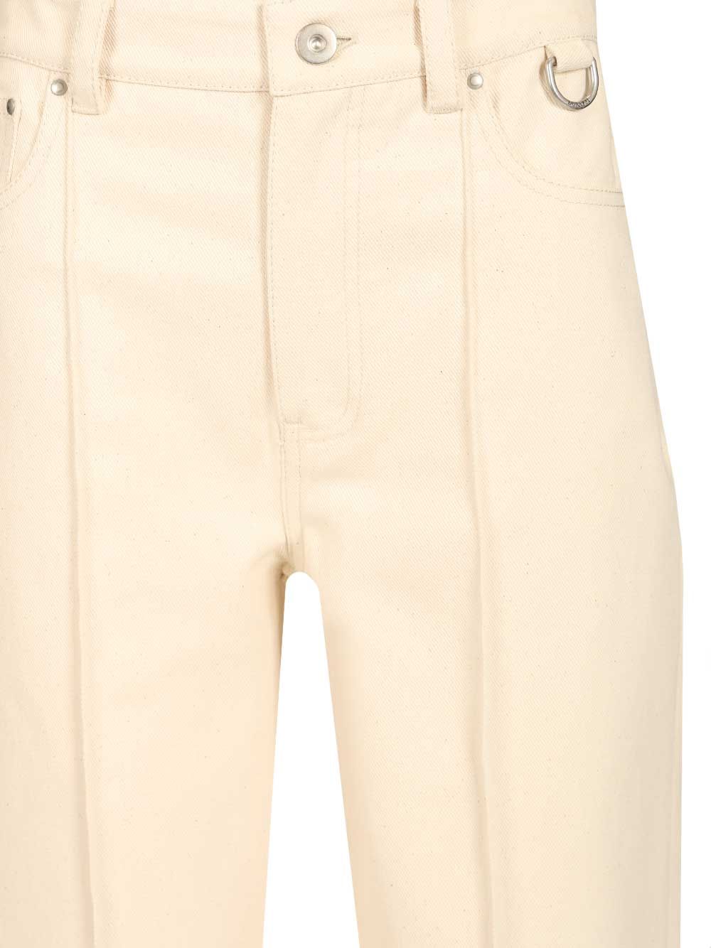 Durazzi Milano Pantalone In Denim Jeans - Beige | 37e5b5bb33a8a409a1c6c1e76a485181447bab71