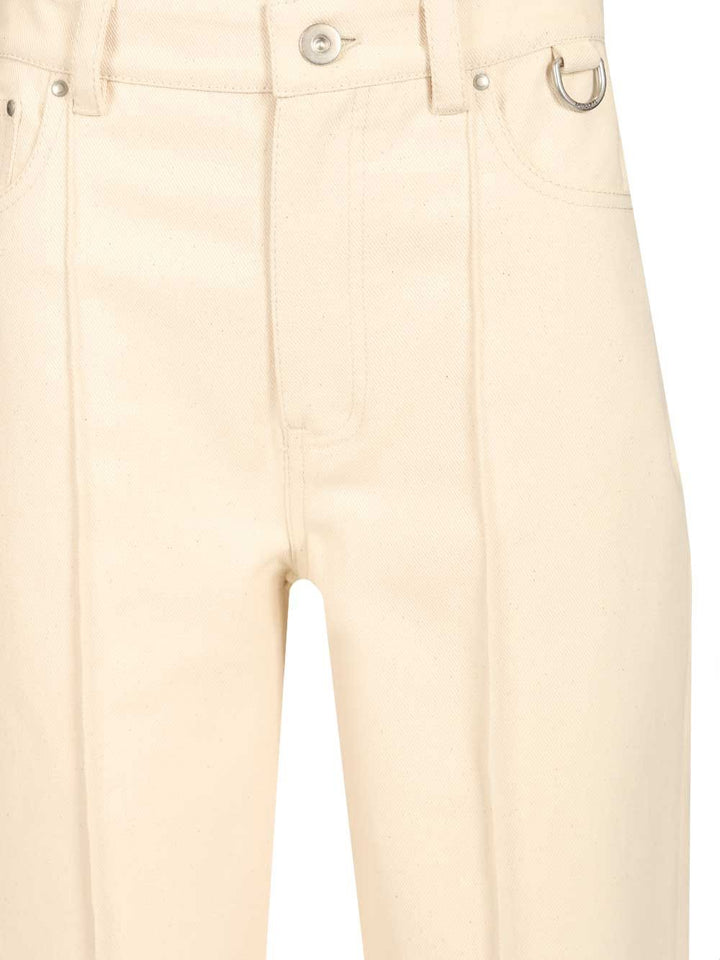 Durazzi Milano Pantalone In Denim Jeans - Beige | 37e5b5bb33a8a409a1c6c1e76a485181447bab71