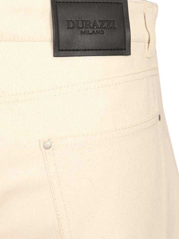 Durazzi Milano Pantalone In Denim Jeans - Beige | 7c163994fcb5c2ec2871f8b2fa9ebcd27bcaca65