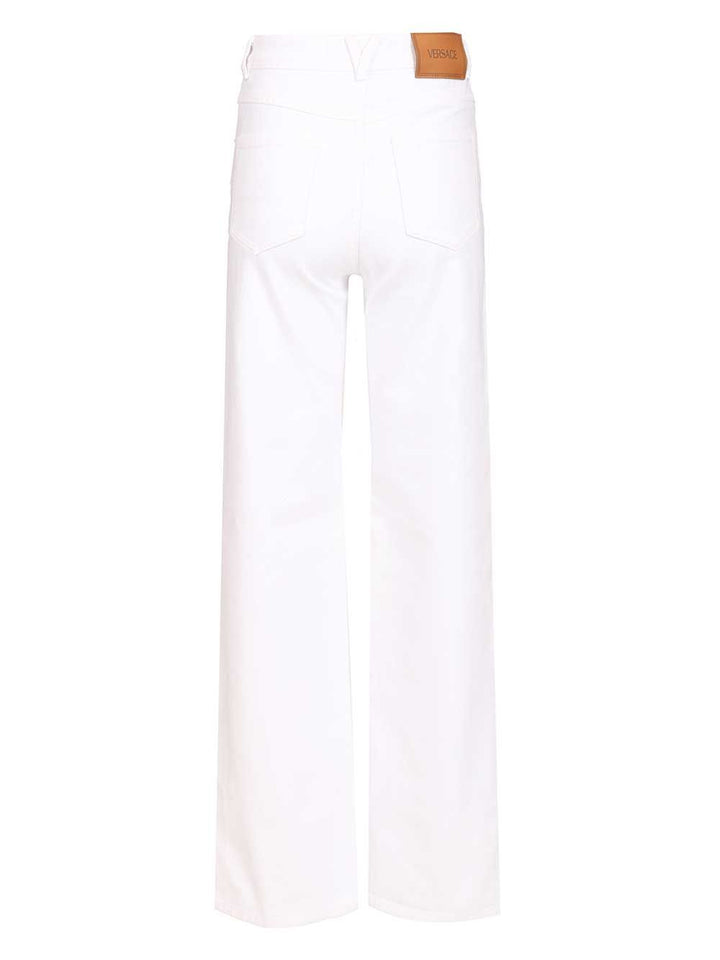 Versace Regular Fit Jeans - White | 797826da776d5a274287c3973e089d30afb36336