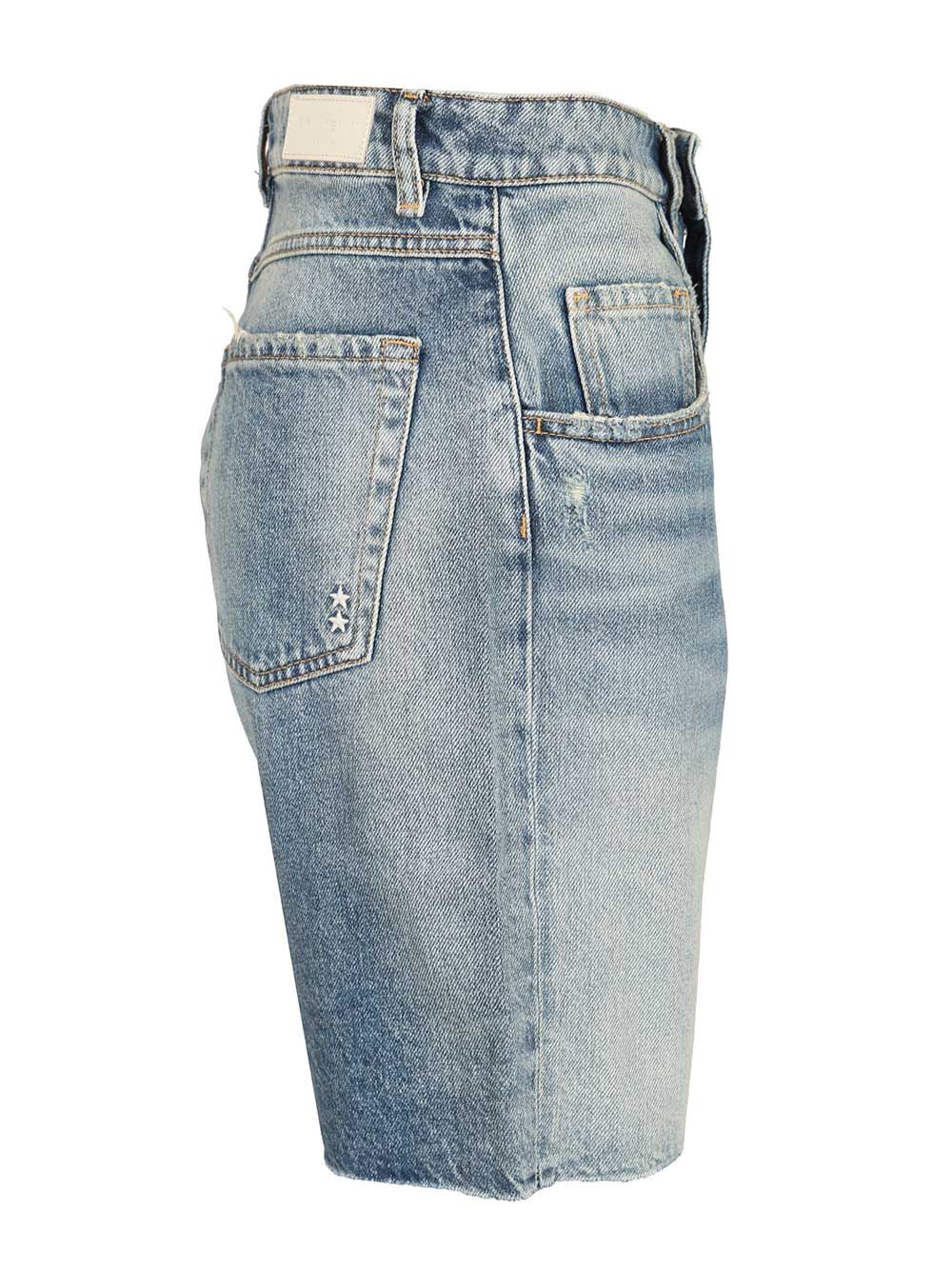 Icon Denim Lea Shorts Trousers - Light blue | 205531cc0f3db4e48f69b107309f60bc5fd3f293