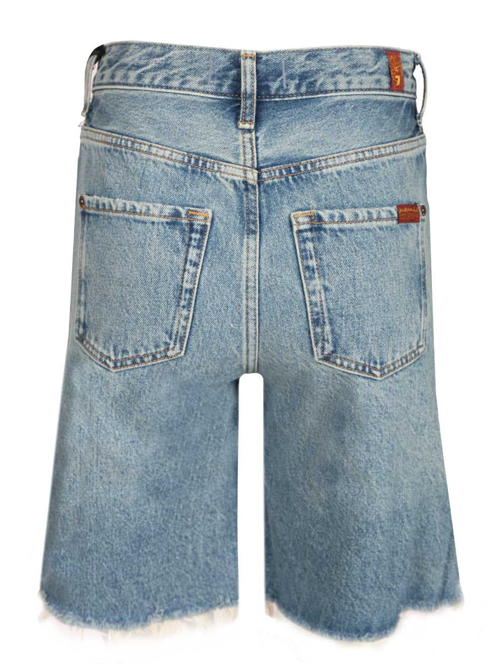 7 For All Mankind Lola Shorts Trousers - Light blue | 65f405e3e54845e1c28b2280077be90dd3a7b122