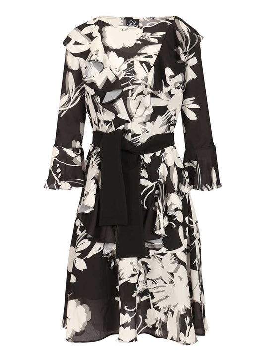 Georgette Dresses Black