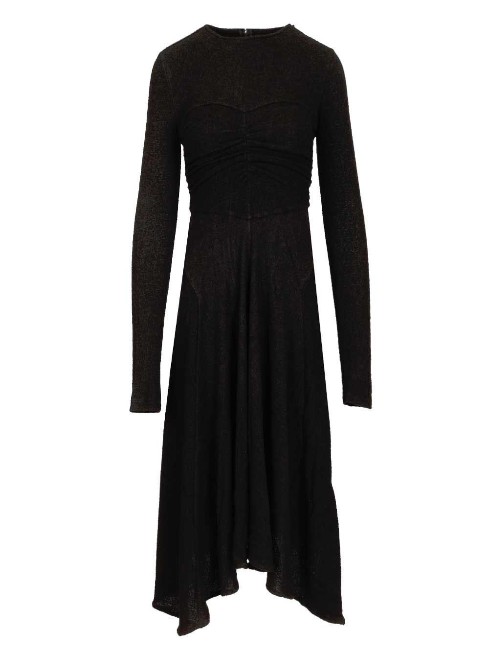 Isabel Marant Cotton Flora Dress Dresses - Black | 0d9479464402a80b354f179d45273fd4454afb84