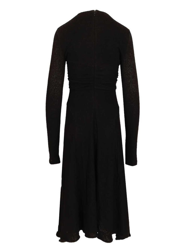 Isabel Marant Cotton Flora Dress Dresses - Black | 16ceb624369d5528dda5ef9c245e9b7bdbd57e16
