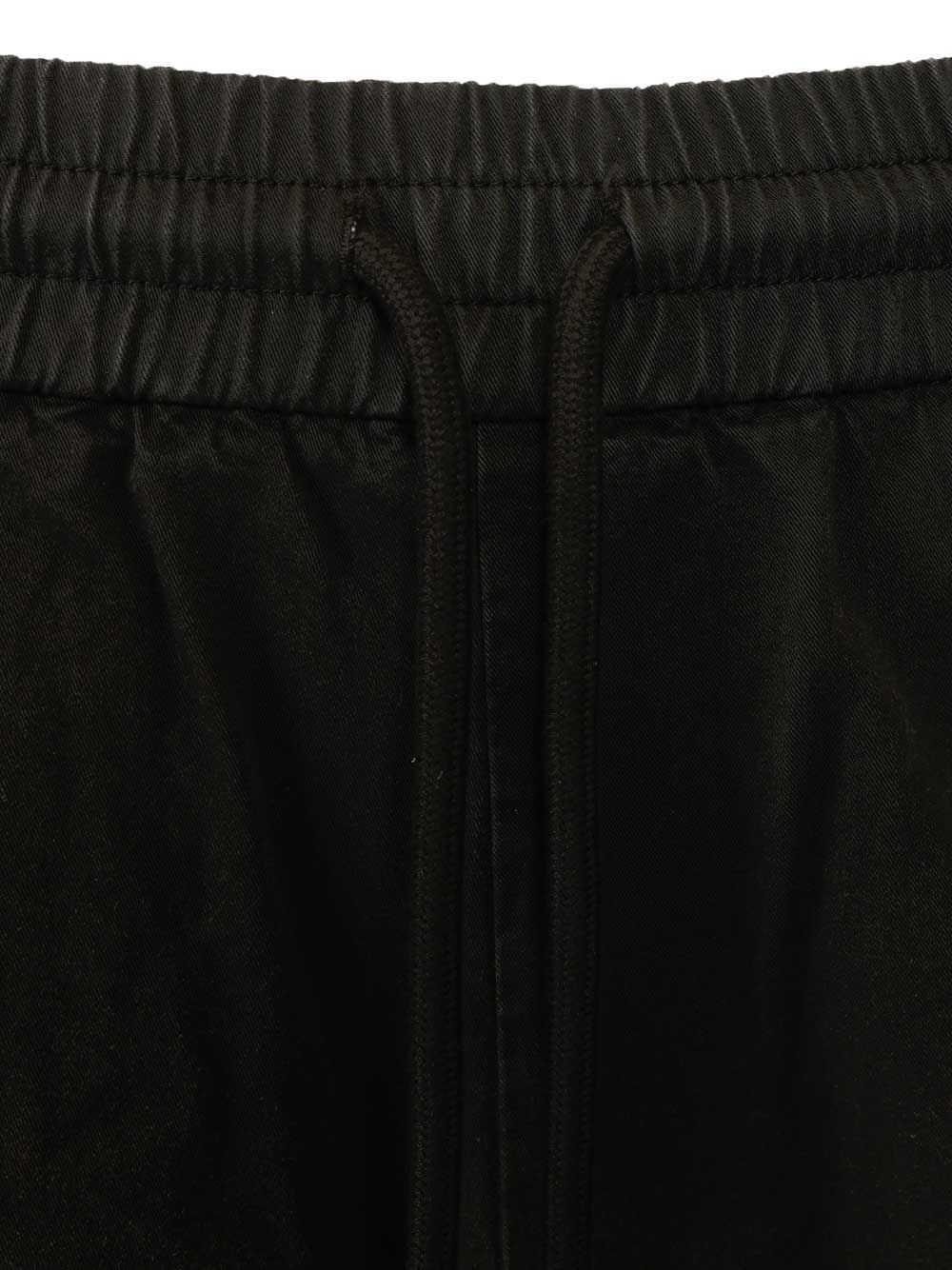 Off-White Cotton Shorts Trousers - Black | 24493a96c603c4d36eb11574af7045d8c8408108