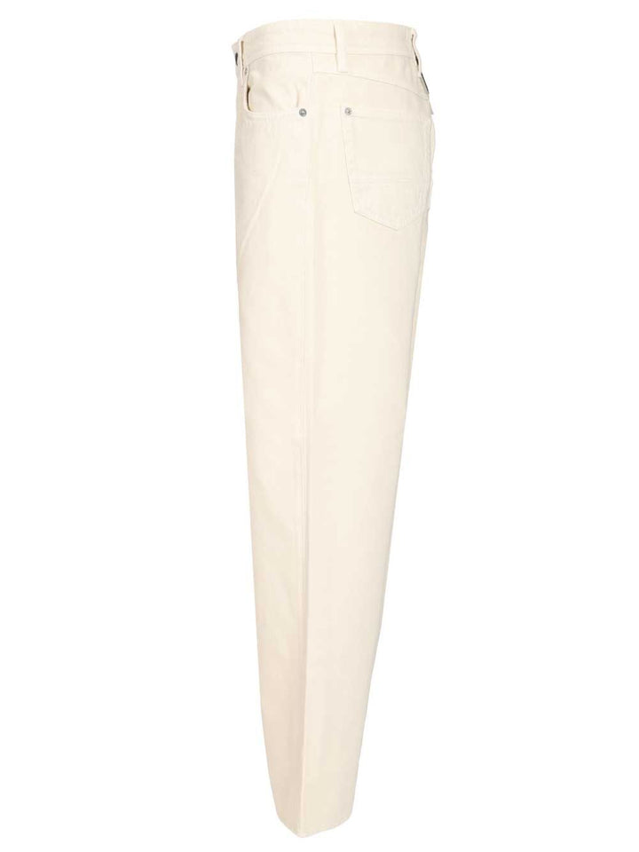 Stone Island Denim Research Loose-Fit Jeans - White | 562fe3e722bab3fa58aefde889a9618a51a6f678