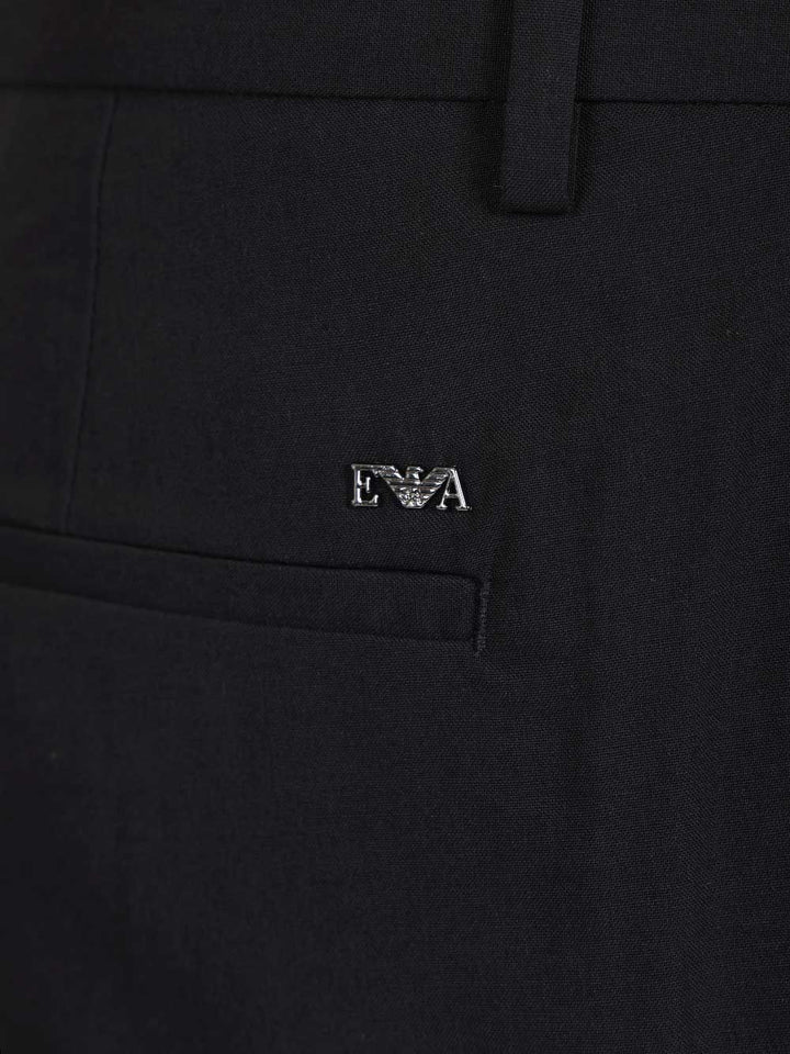 Emporio Armani Travel Trousers - Blue | e9b141258fe573e7e8537a1d81a63a6d9f799f0f