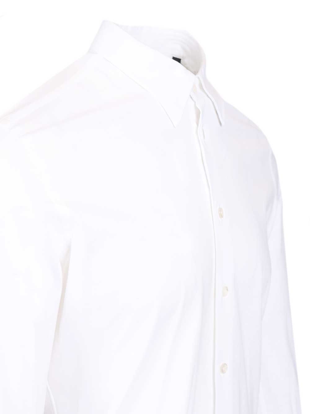 Giorgio Armani Classic Cotton Shirt Shirts - White | 92ebcff8cebbc84e32e816aea40ae7695bfa89c9