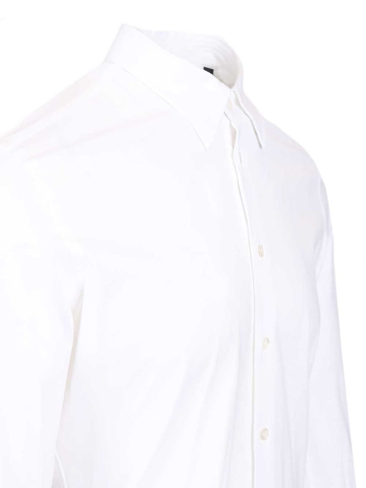 Giorgio Armani Classic Cotton Shirt Shirts - White | 92ebcff8cebbc84e32e816aea40ae7695bfa89c9