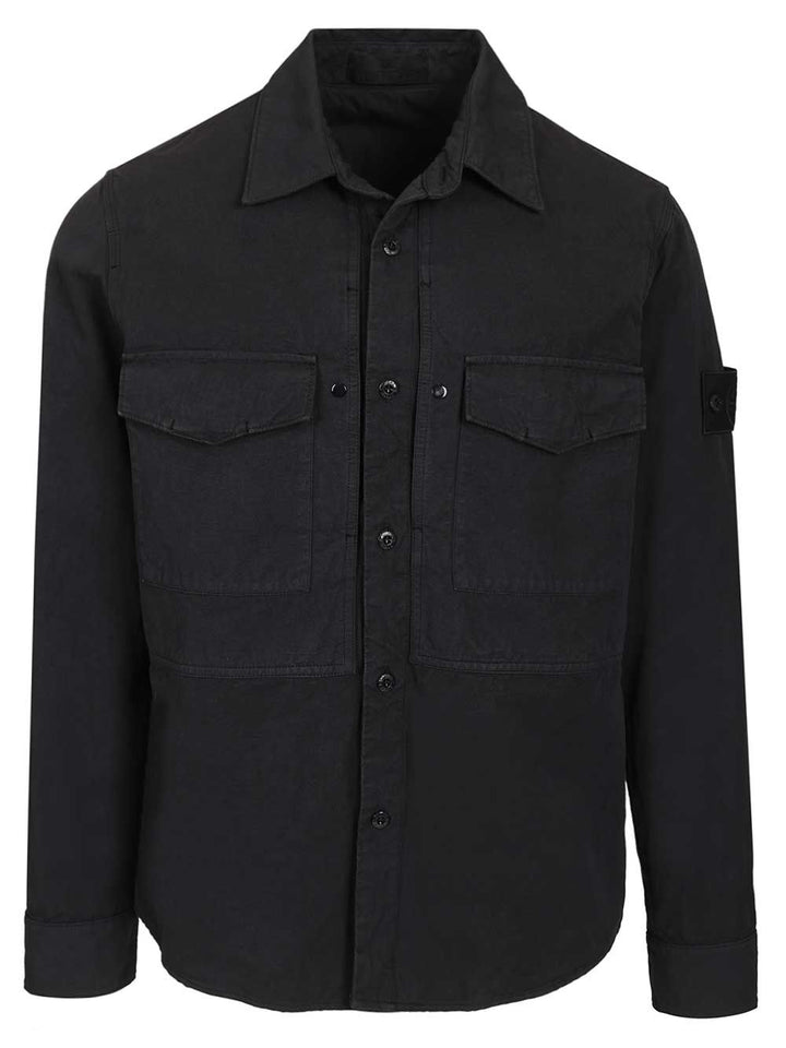 Stone Island Overshirt Shirts - Blue | 9249b8a1231142133211b6323cbdc2cc2be48038