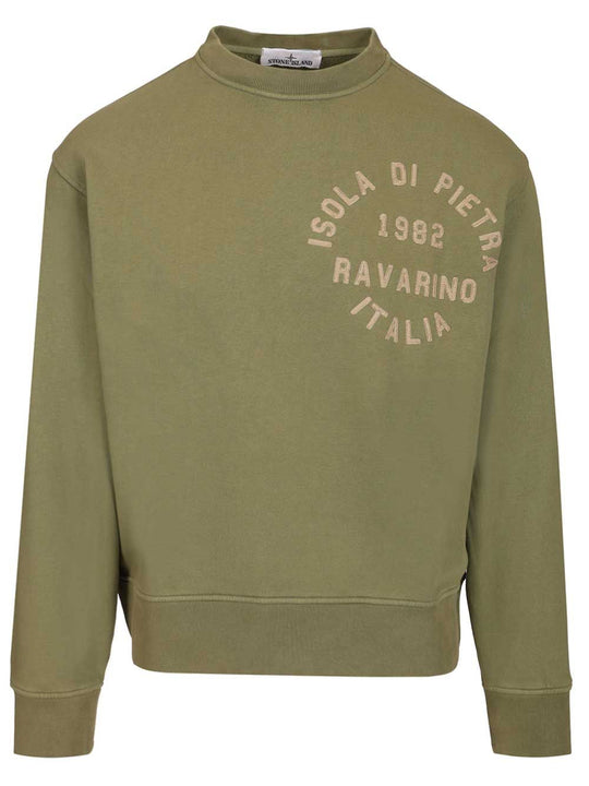 Organic Cotton Crewneck Sweatshirt Sweatshirts Green