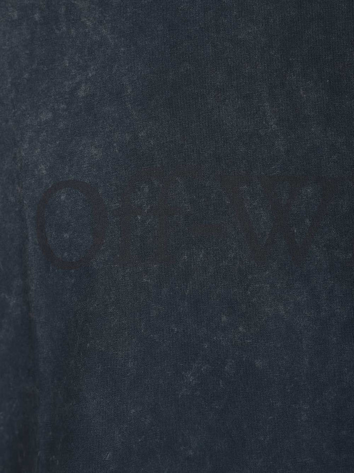 Off-White Sleeveless T-Shirt - Blue | 84980630f1b3d9c8fa520dd7a31bc67a9272e175