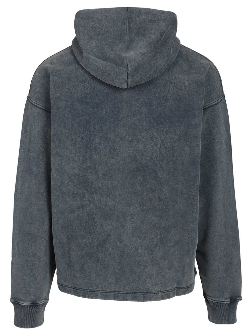 Off-White Hooded Sweatshirt Sweatshirts - Blue | 921c6a78534e691f59f28ed7be5b40f73c492be1