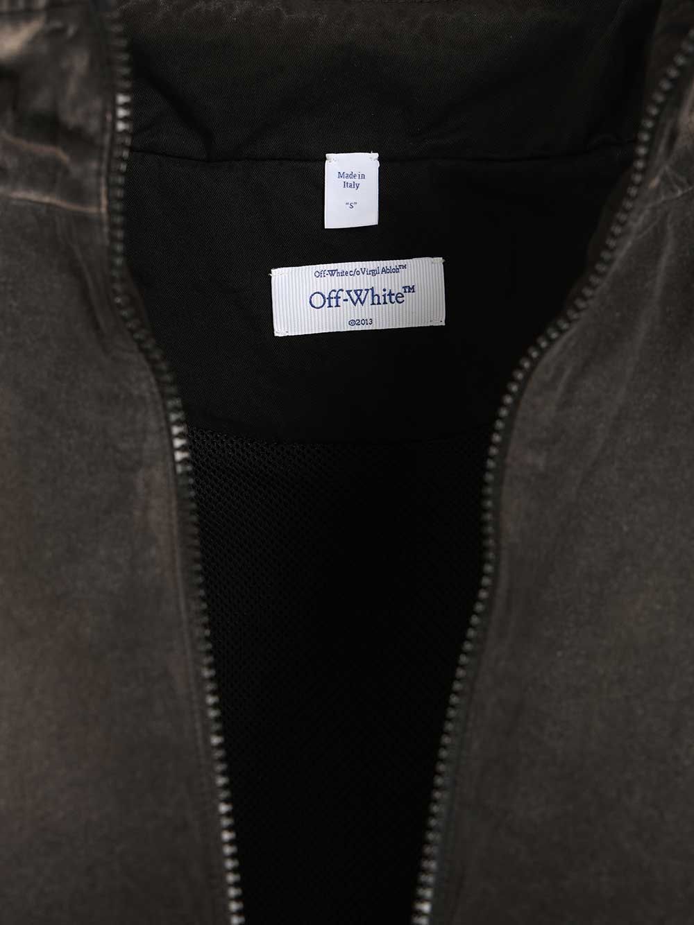 Off-White Offline Gd Gab Tracktop Black Jackets - Black | a0c17863da9d1d5e630fed93cd6848038a2e5784